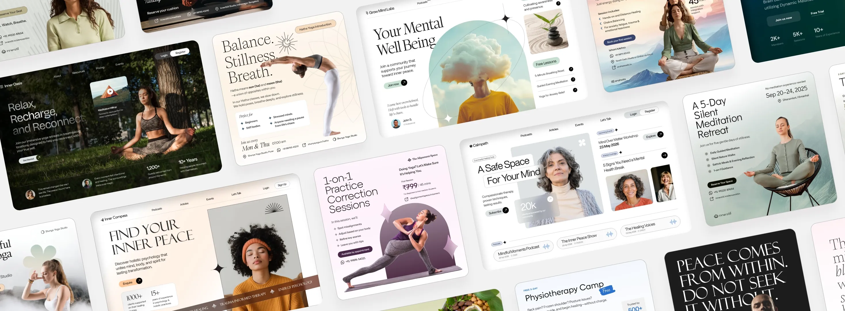 Ananta Portfolio Collage Homepage