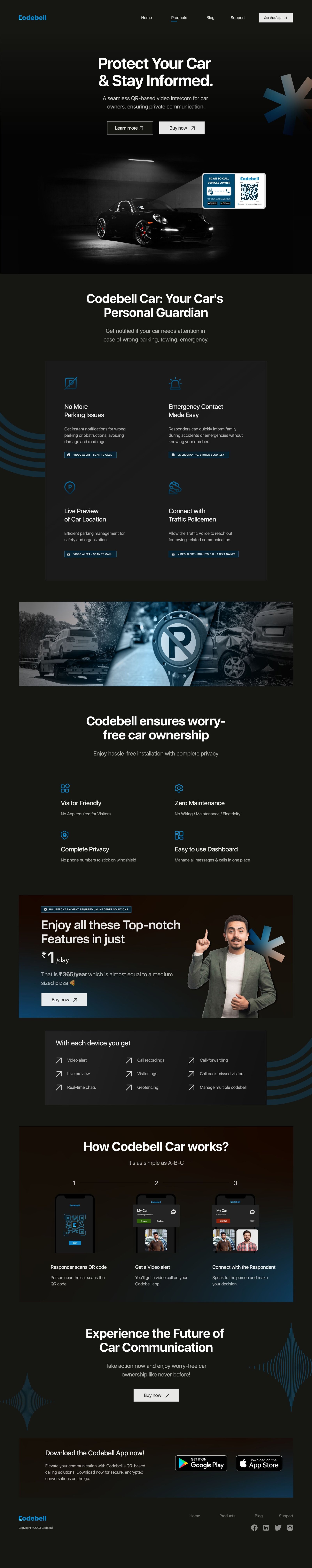 Codebell-Car-Product-Page