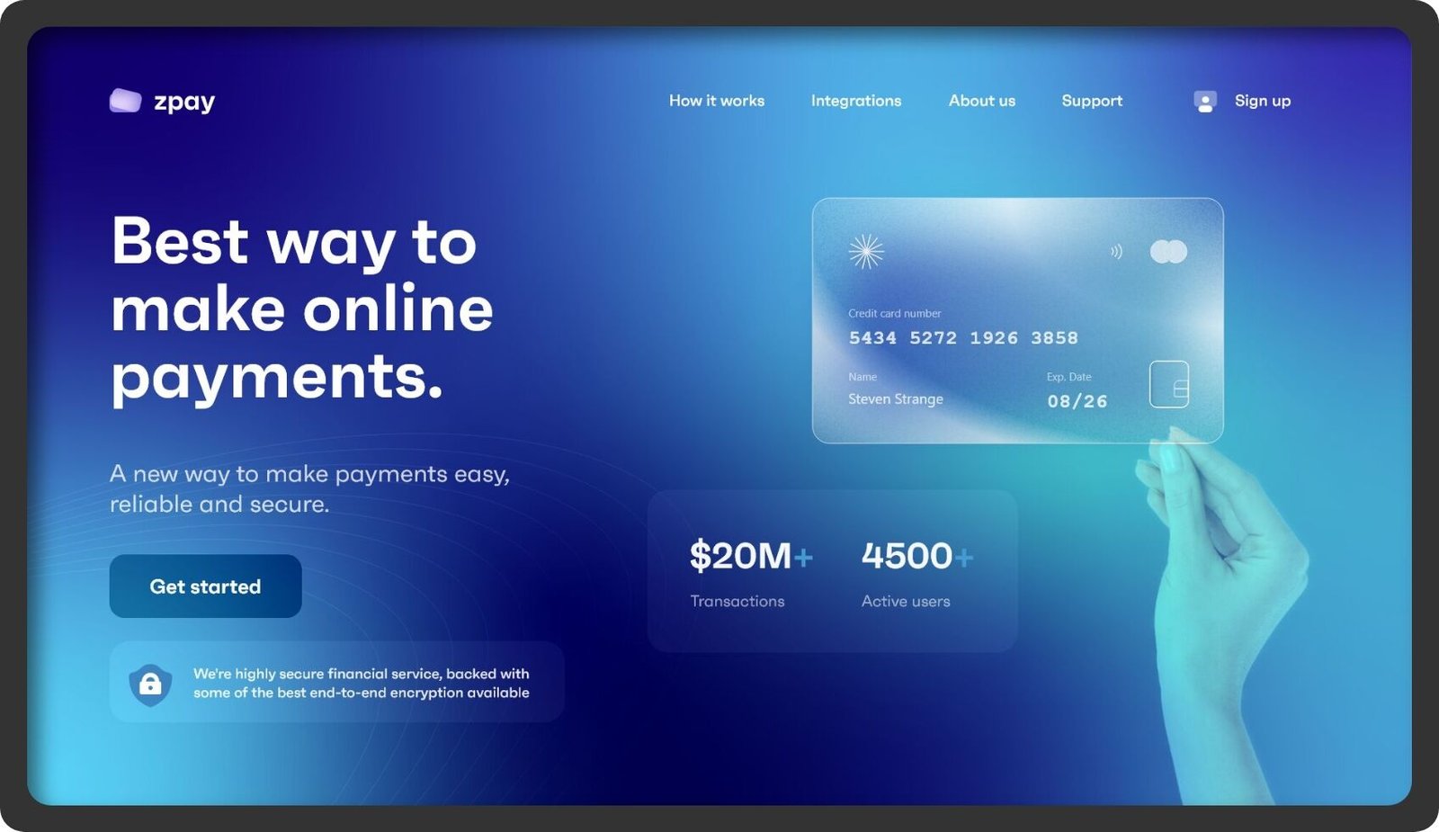 Online Payment Platform UI Design