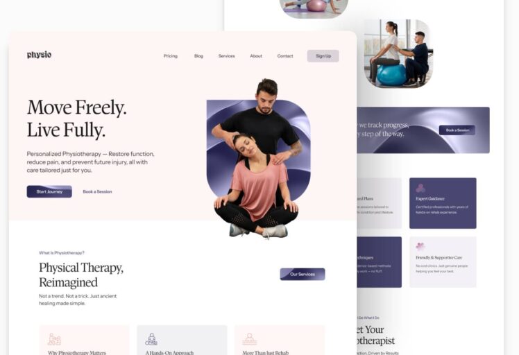 Physiotherapist Website Design Thumb_