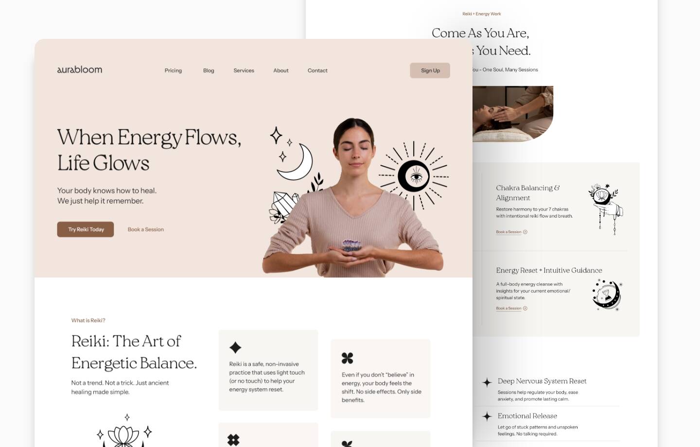 Reiki Therapist Website Design Thumb_